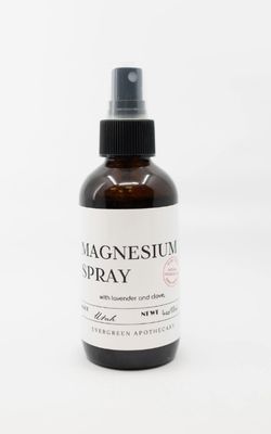 Magnesium Spray, 4oz, Glass Jar