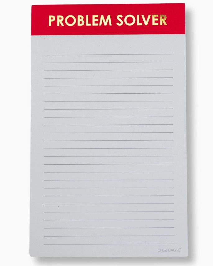 Problem Solver - Lined Notebook