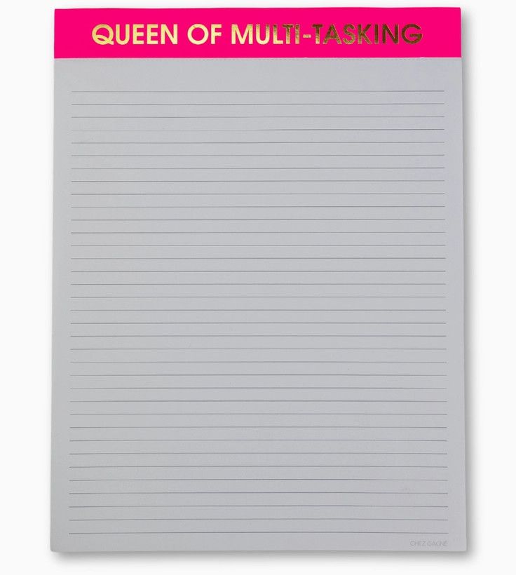 Queen of multi-tasking- large memo notepad