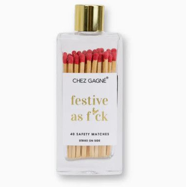 Festive as Fuck Holly- Red Matches