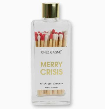 Merry Crisis- red/white matches