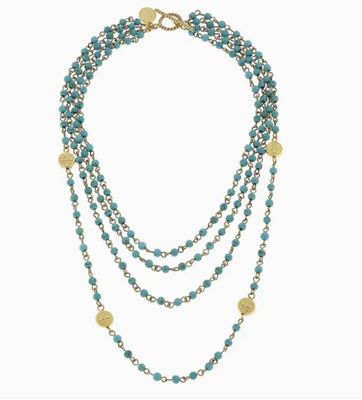 Turquoise Linked Necklace
