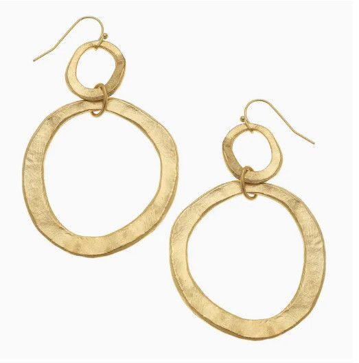 Double Gold Earrings