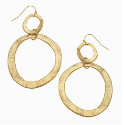 Double Gold Earrings