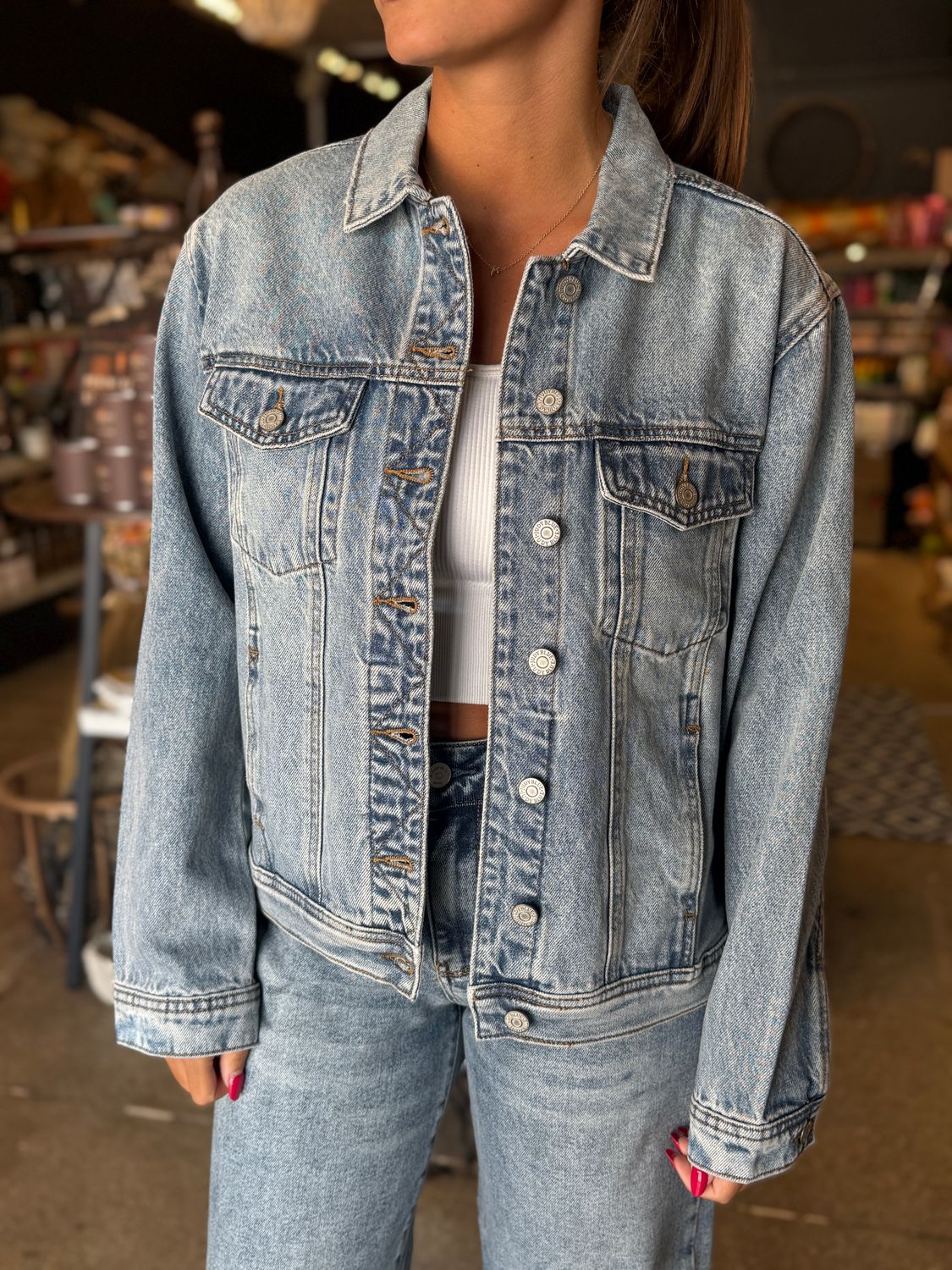 BF Jacket Rigid Magic, Size: S, Color: medium wash