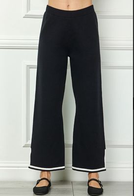 Striped Bottom Sweater Pants