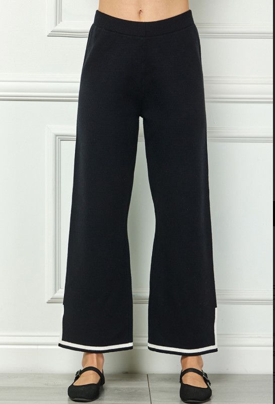 Striped Bottom Sweater Pants