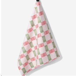 Be Merry Plaid Tea Towel