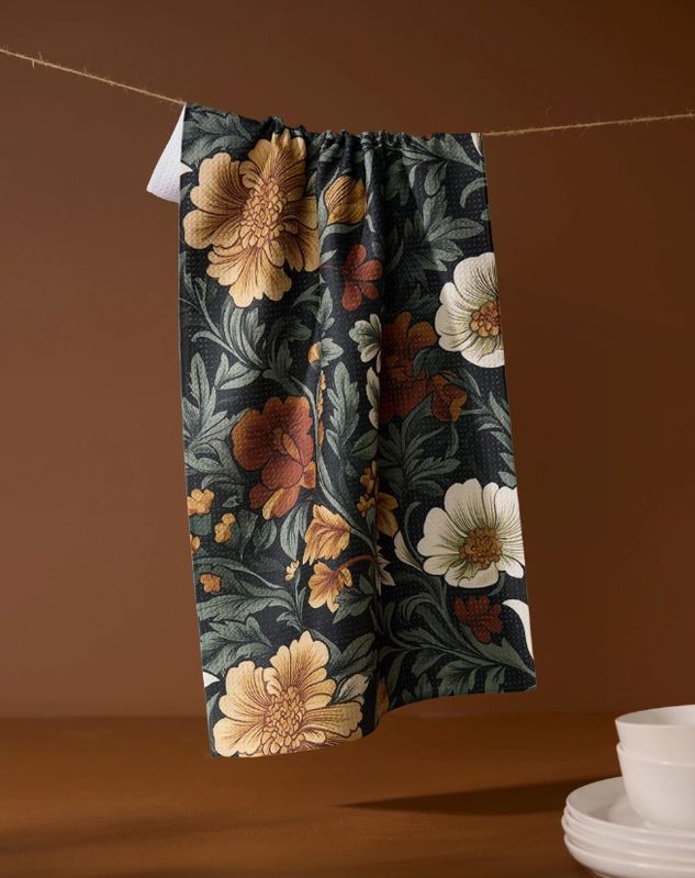 Classic Floral Tea Towel