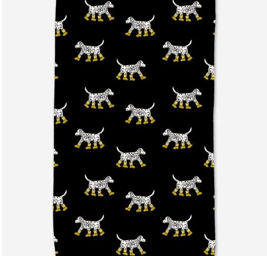 Dalmatian in Boots Tea Towel