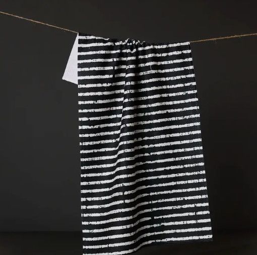 Eerie Stripe Tea Towel