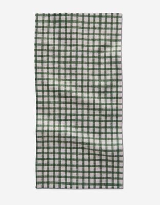 Fireside Plaid Green Bar Towel