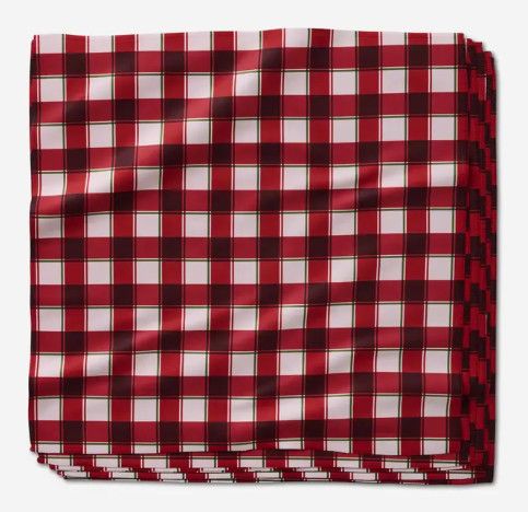 Jingle Plaid Napkin Set