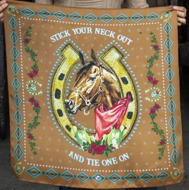 Hold Your Horses- Caramel Brown/Shorty 26&quot;x26&quot;