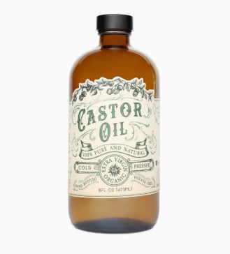 Organic Cold Pressed Castor Oil Hexane Free USA Bottled- 16oz