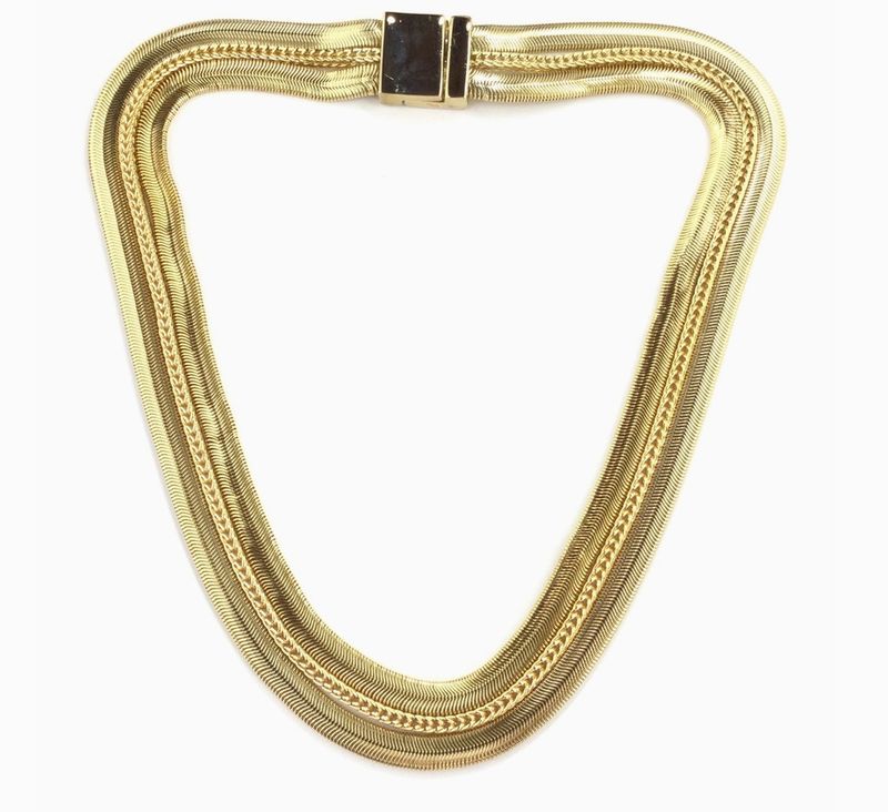 Gold Large Layered Chain