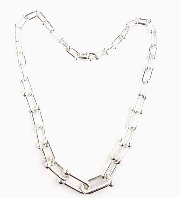 Classic Link Necklace Silver
