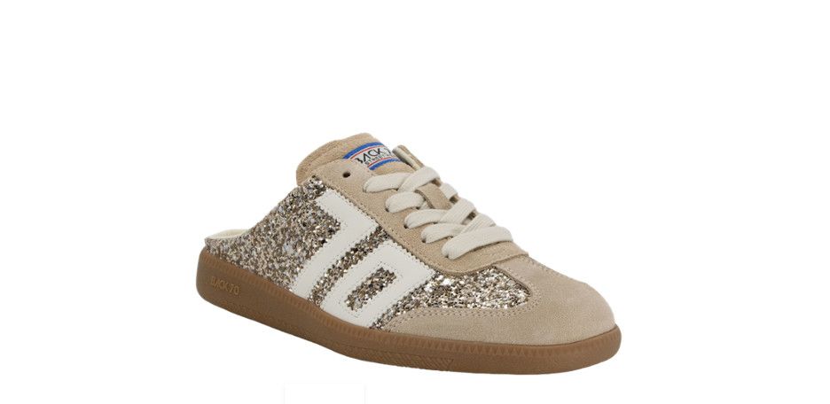 Easter Mule, Color: Glitter Gold, Size: 37