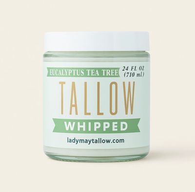 Eucalyptus Tea Tree Whipped Tallow- 24oz