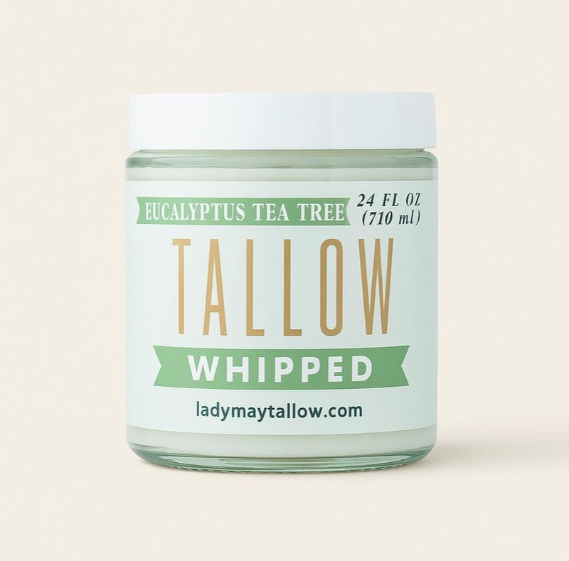 Eucalyptus Tea Tree Whipped Tallow- 24oz