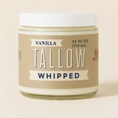Vanilla Whipped Tallow Moisturizer- 24oz
