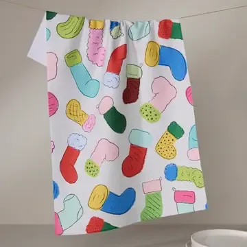 Silly Stockings Tea Towel