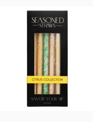 Citrus Collection (3 Lime, 3 Grapefruit, 2 Orange, 2 Lemon) Straw