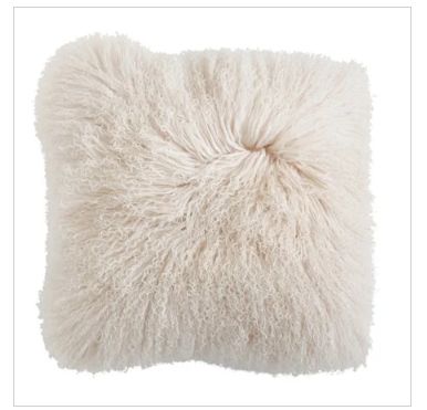 Mongolian Lamb Fur Pillow