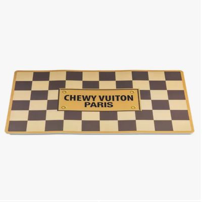 Checker Chewy Vuiton Dog Mat