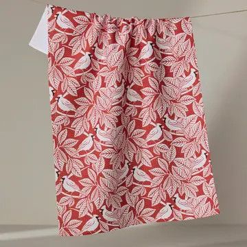 Cardinal Canopy Tea Towel