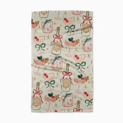 Christmas Cocktails Tea Towel Christmas Cocktails Tea Towel
