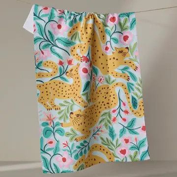 Cheetah Haven Tea Towel