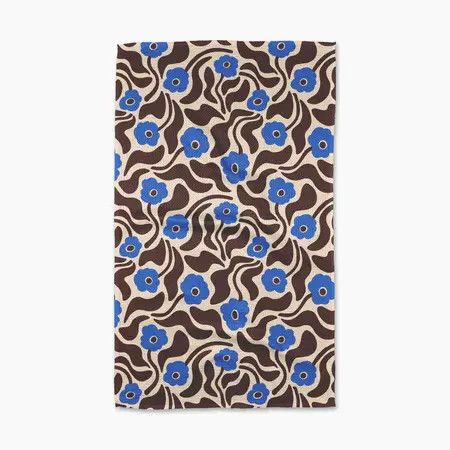 Dancing Blooms Tea Towel