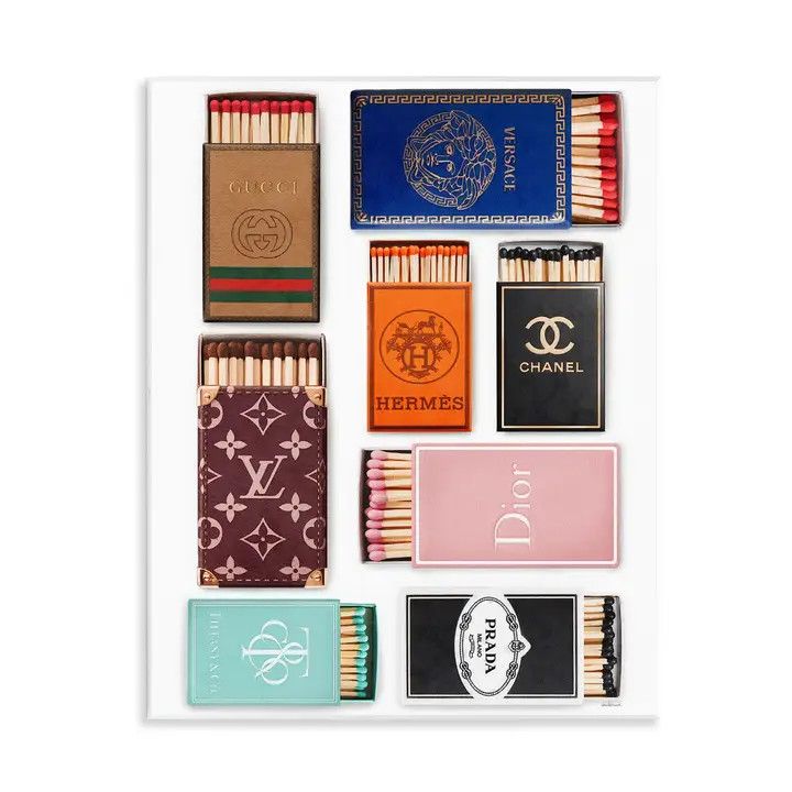 Trendy &amp; Iconic Matchboxes Wall Plaque - 11x14
