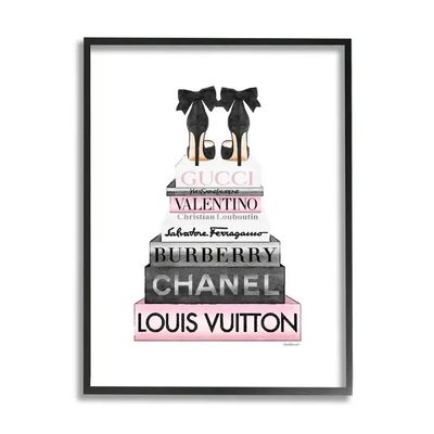 Black Heels Bookstack Frame - 16x20 Black Heels Bookstack Frame - 16x20