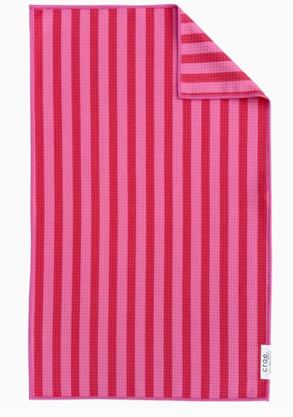 Pink Licorice: Double-Sided Hand Towel