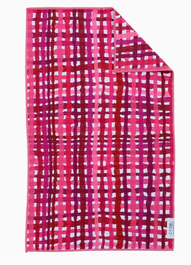 Plaid About You: Double-Sided Hand Towel