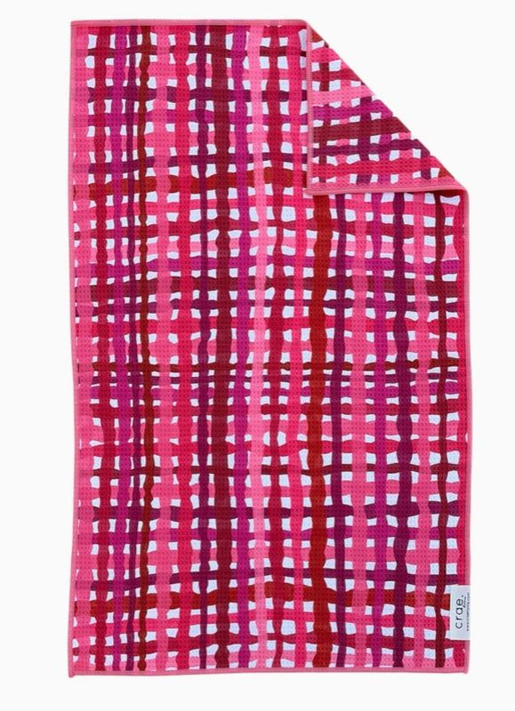 Plaid About You: Double-Sided Hand Towel