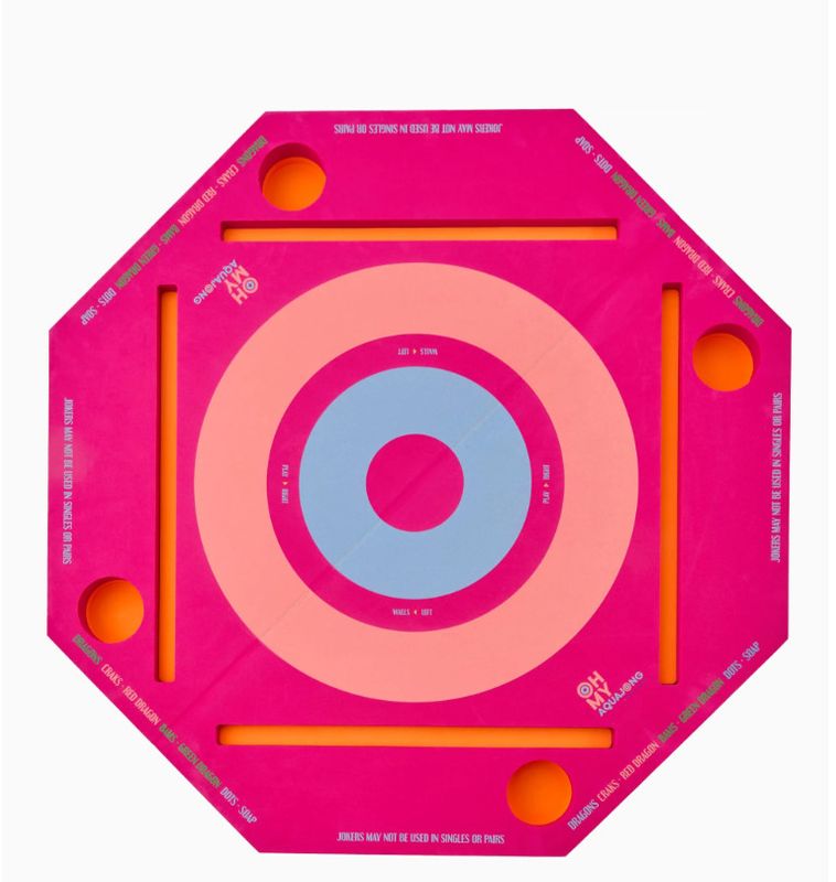Pink Aqua Jong Pool Mat