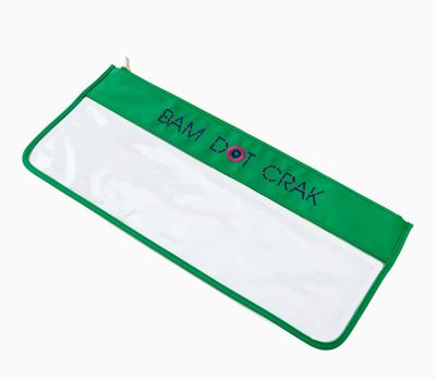 Kelly Green Bam Dot Crak Bag