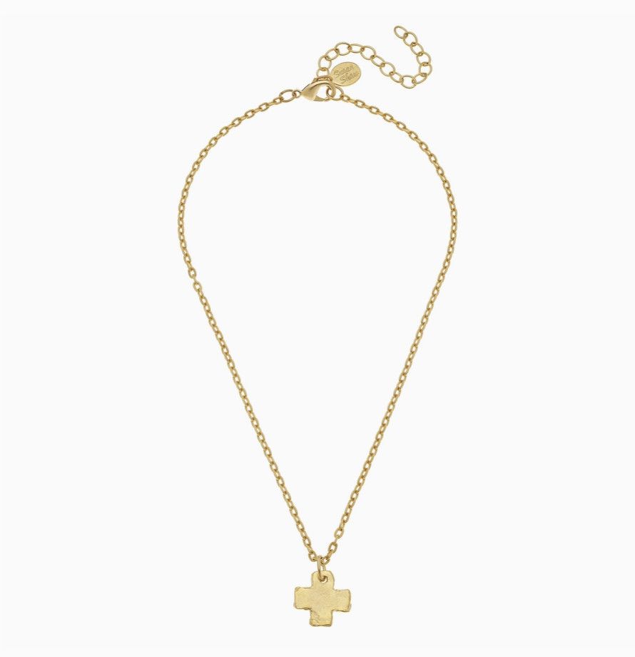 Delicate Gold Cross Necklace