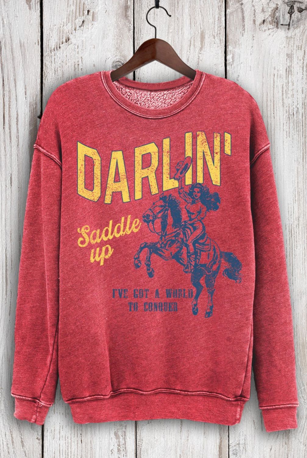 Darlin Saddle Up Mineral Sweatshirt