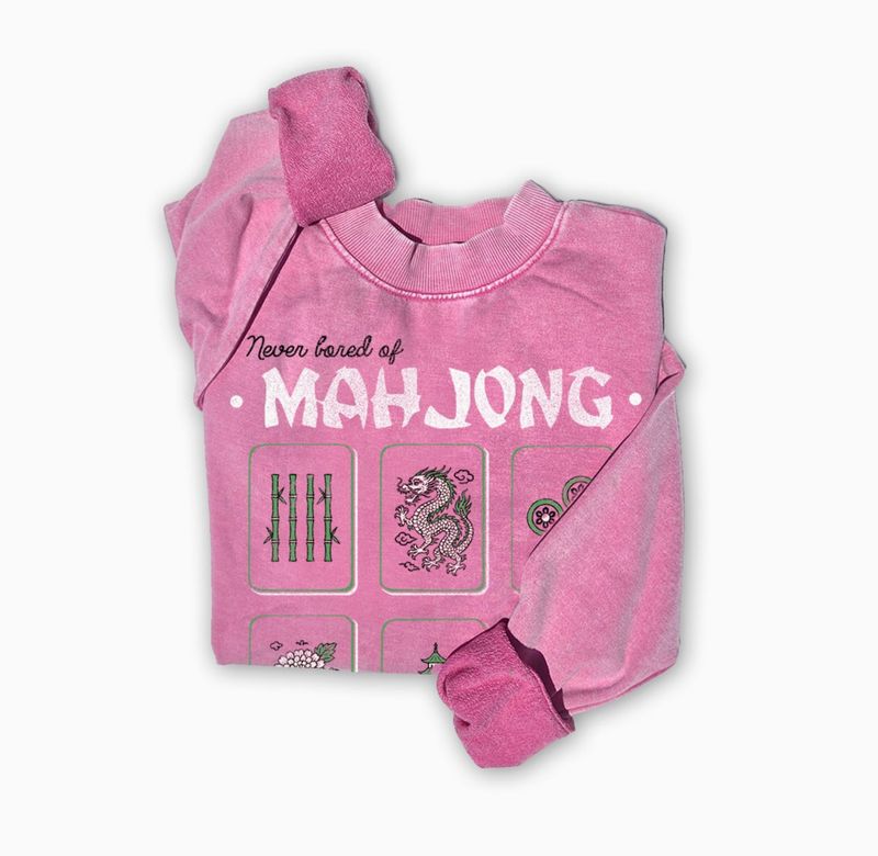 Mahjong Mineral Graphic Sweatshirt Mahjong Mineral Graphic Sweatshirt