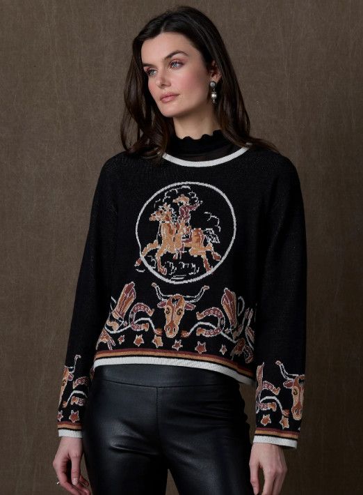 Top, Rope, and Ride Sweater, Color: Black, Size: XS