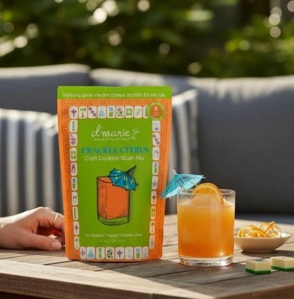 Crackle Citrus Mahjong Cocktail - Ready-To-Freeze Cocktail Crackle Citrus Mahjong Cocktail - Ready-To-Freeze Cocktail