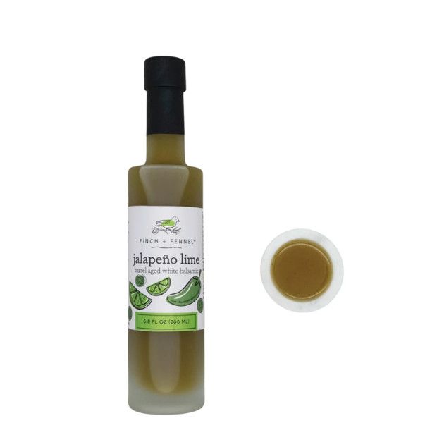 6.8 oz. Jalapeño Lime Barrel Aged White Balsamic