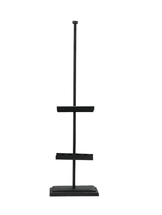 Metal Adjustable Scalloped Easel, Black Metal Adjustable Scalloped Easel, Black