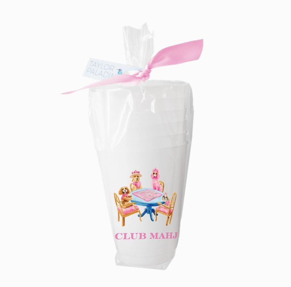 Mahjong Dogs Frosted Cup