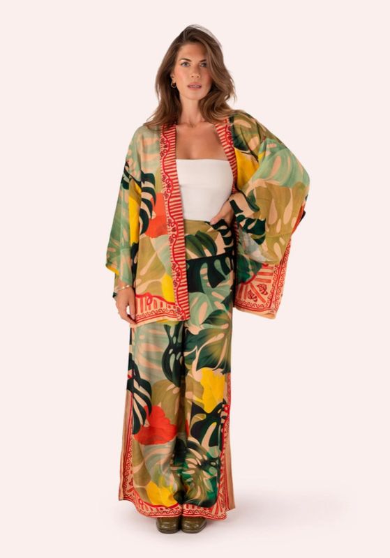 Cotton Wide Leg Trousers