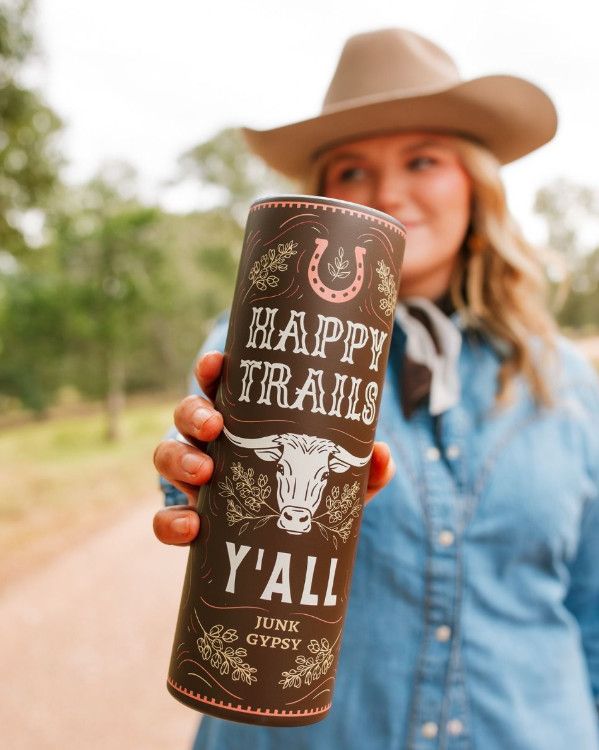 Happy trails 30 oz tumbler